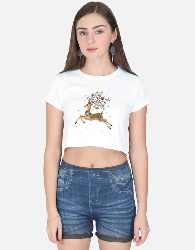 Harini Deer Crop Top
